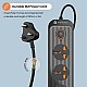 Portronics Power Plate 10 Extension Board with 4 Universal Sockets, 3 Meter Long Cord, 1500 Watts, 6 Amp Multi Plug for Office & Home Appliances (Black)