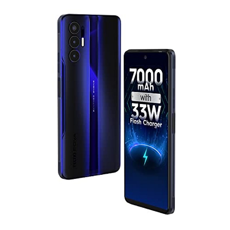 TECNO POVA 3 (Electric Blue, 6GB RAM,128 GB Storage) Refurbished 