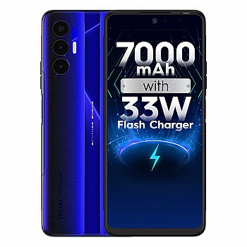 TECNO POVA 3 (Electric Blue, 6GB RAM,128 GB Storage) Refurbished 