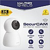 Halonix SecurCAM 360° 3MP 3K Pro HD Pan/Tilt Wi-Fi Smart Home Security Camera (White)