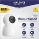 Halonix SecurCAM 360° 3MP 3K Pro HD Pan/Tilt Wi-Fi Smart Home Security Camera (White)