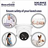 Halonix SecurCAM Wireless 3MP 3K Pro HD Wi-Fi Smart Home Security Dome Camera