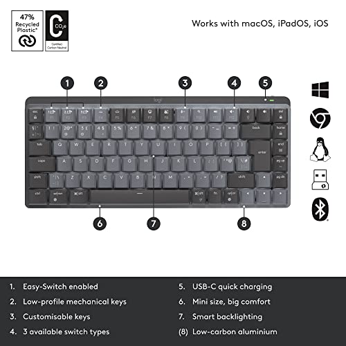 Logitech Mx Mechanical Wireless Illuminated Performance Keyboard Logitech Mx Mechanical Wireless Illuminated Performance Keyboard