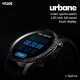Vibez by Lifelong Urbane Smartwatch with 3D UI 1.32"HD Display|24x7 Heart Rate & Blood Oxygen Tracking (Black)