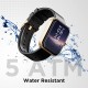 Fire-Boltt Neptune Smartwatch 1.69" Full Touch HD Display with 240 * 280 High Res, 5ATM Water Resistance (Gold-Black)