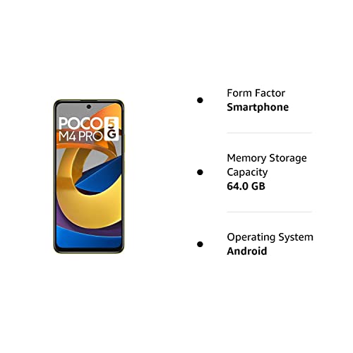 POCO M4 Pro 5G Yellow, 8 GB RAM 128 GB Storage Refurbished