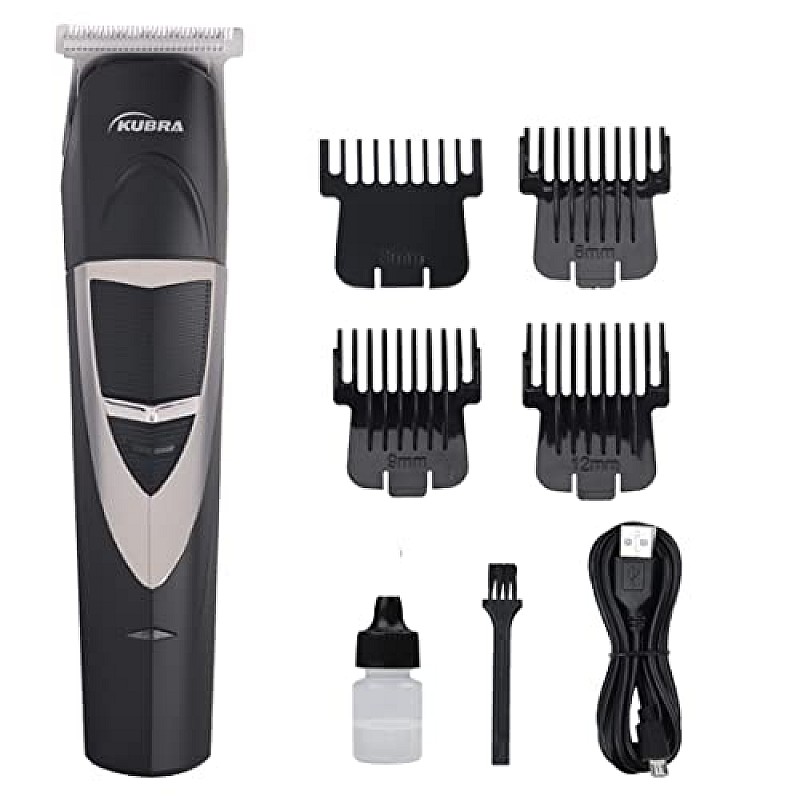 Kubra KB - 2048 professional trimmer for men with T-Blade (Black)