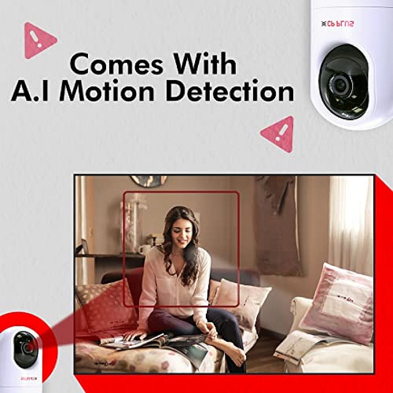 CP PLUS 4MP Full HD Smart Wi-Fi CCTV Indoor Home Security Camera