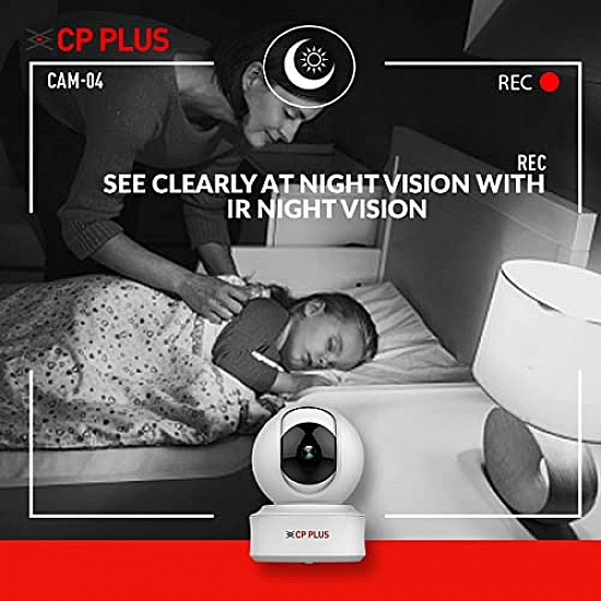 CP PLUS 3MP Full HD Smart Wi-fi CCTV Home Security Camera