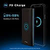 URBN 10000 mAh 15W Li-Polymer Premium Black Edition Wireless Power Bank 22.5W Fast Charging Type C Power Delivery (Black)