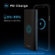 URBN 10000 mAh 15W Li-Polymer Premium Black Edition Wireless Power Bank 22.5W Fast Charging Type C Power Delivery (Black)