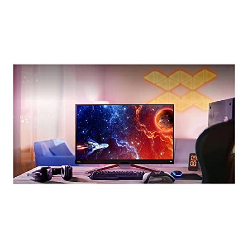 BenQ MOBIUZ EX3210U 4K UHD 32 inch 3840 x 2160 Pixels VESA Display HDR 600 IPS Gaming Monitor (White)