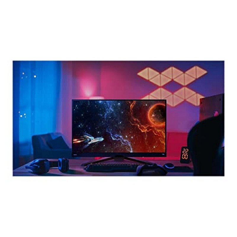 BenQ MOBIUZ EX3210U 4K UHD 32 inch 3840 x 2160 Pixels VESA Display HDR 600 IPS Gaming Monitor (White)