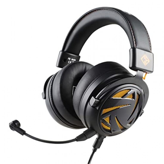Cosmic Byte Equinox Neutrino Gaming Headset with Dolby Atmos, ENC Microphone, Tri-Input, 7.1 Surround Sound (Black)