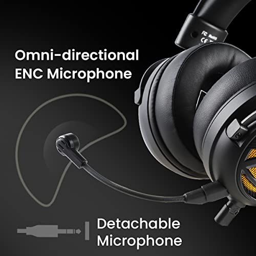 Cosmic Byte Equinox Neutrino Gaming Headset with Dolby Atmos, ENC Microphone, Tri-Input, 7.1 Surround Sound (Black) Cosmic Byte Equinox Neutrino Gaming Headset with Dolby Atmos, ENC Microphone, Tri-Input, 7.1 Surround Sound (Black)