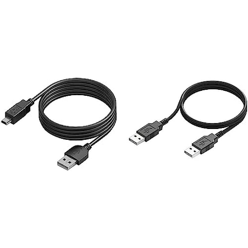 Lapster 5 Pin Mini USB Cable, USB B Cable, Camera Cable USB 2.0