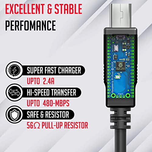 Lapster 5 Pin Mini USB Cable, USB B Cable, Camera Cable USB 2.0 Lapster 5 Pin Mini USB Cable, USB B Cable, Camera Cable USB 2.0