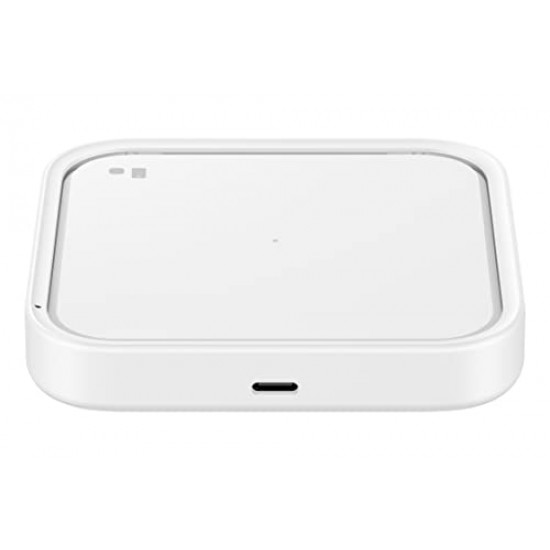 Samsung Original 15W Single Port Type - C Wireless Charger (Cable not Included), White