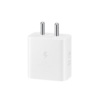 Samsung Original 15W Single Port, Type-C Charger (Cable not Included), White Samsung Original 15W Single Port, Type-C Charger (Cable not Included), White