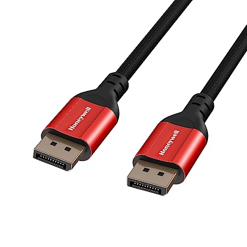 Honeywell Display Port To Display Port 2.0 Cable, 8K 60Hz UHD Resolution, 2 Mtr  Male to Male, Compatible with TV, Laptop, Projector, Monitor