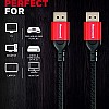 Honeywell Display Port To Display Port 2.0 Cable, 8K 60Hz UHD Resolution, 2 Mtr  Male to Male, Compatible with TV, Laptop, Projector, Monitor