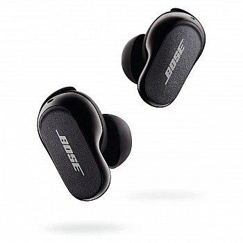 Bose New QuietComfort Earbuds II, Wireless, Bluetooth, World’s Best Noise Cancelling in-Ear Headphones Black