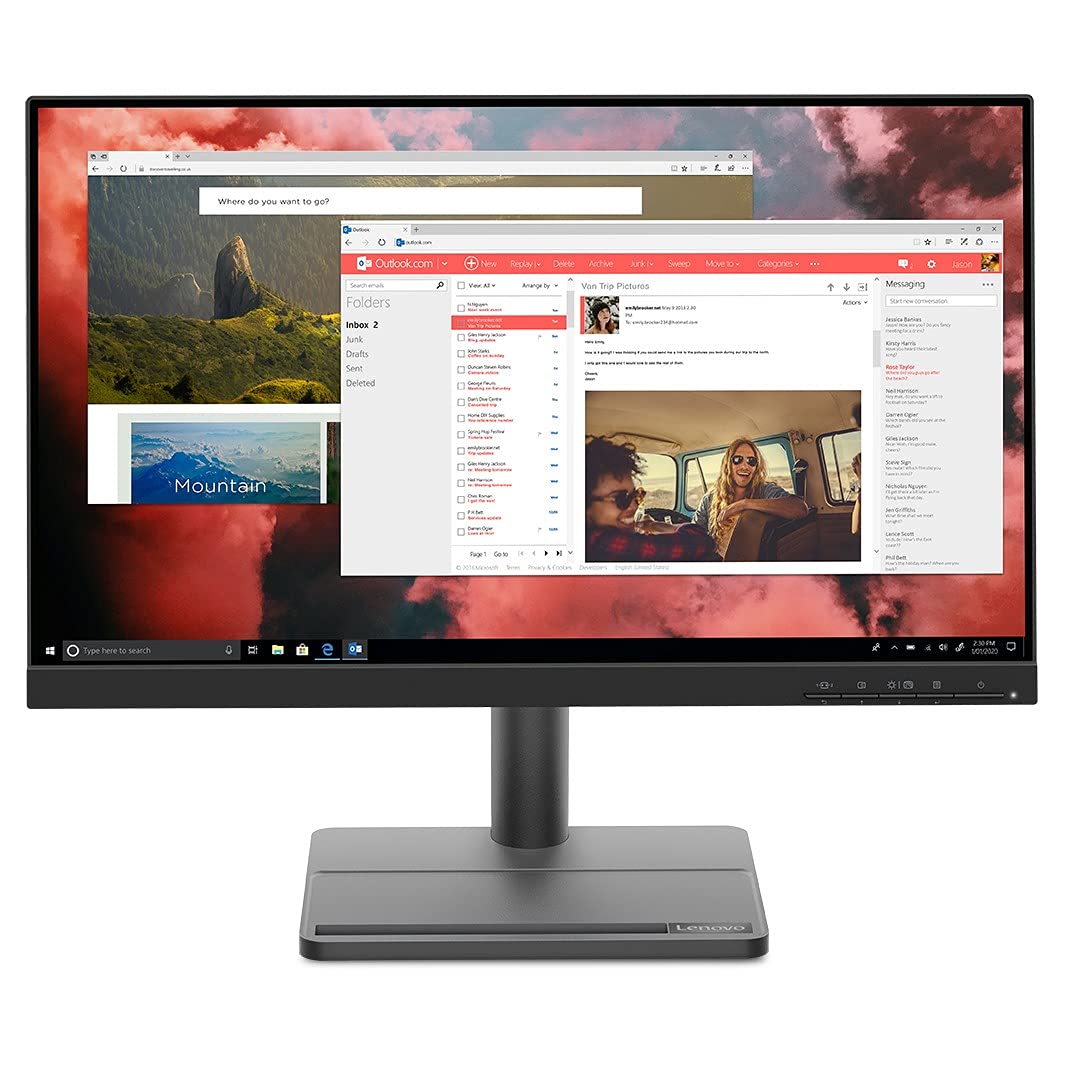Lenovo L-Series - L22E-30, 22 Inch Monitor (Raven Black)