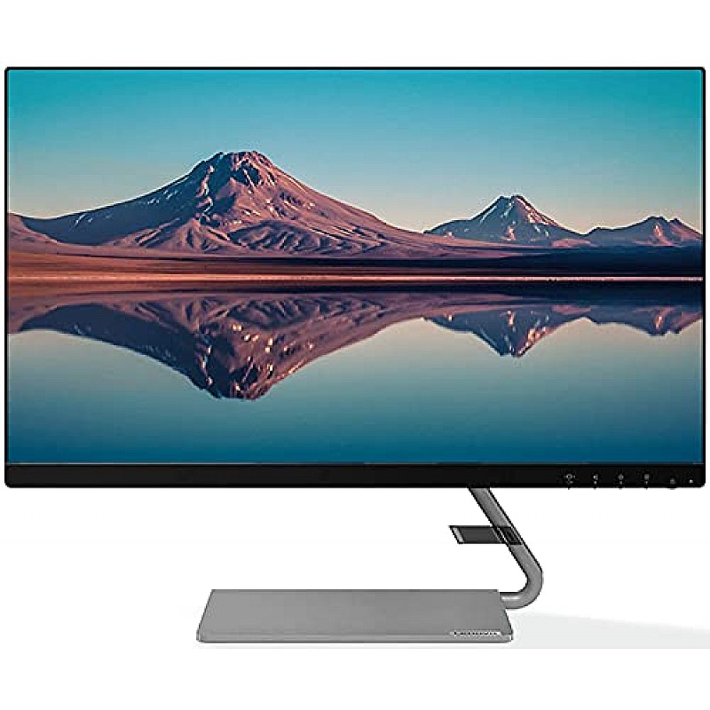 Lenovo Q-Series 24 Inch (60.5Cm) 1920x1080 Pixels FHD IPS Monitor Black