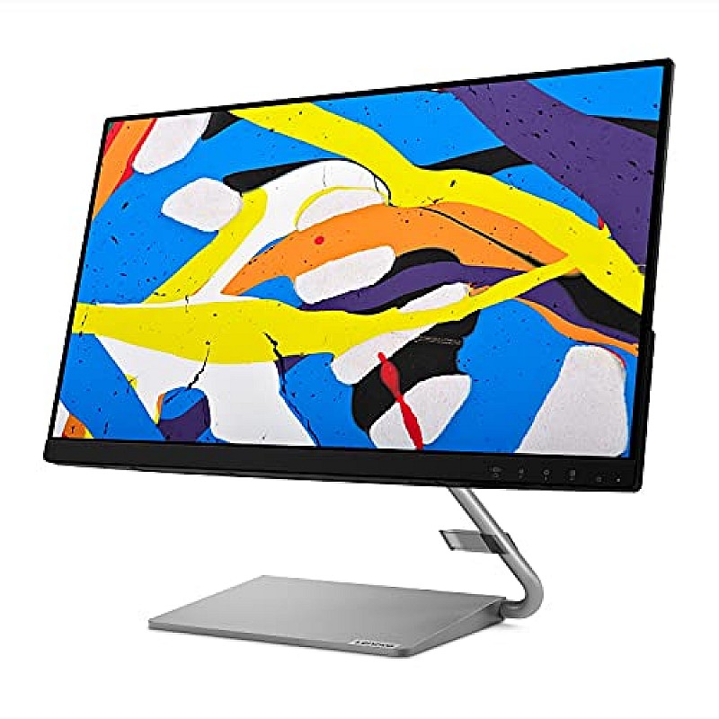 Lenovo Q-Series 24 Inch (60.5Cm) 1920x1080 Pixels FHD IPS Monitor Black