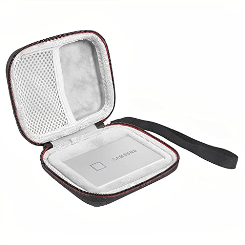 ZORBES Storage Bag For Samsung T7/T7 Touch Portable Ssd,Shockproof Travel Organizer Storage Case With Handstrap ,Black ZORBES Storage Bag For Samsung T7/T7 Touch Portable Ssd,Shockproof Travel Organizer Storage Case With Handstrap ,Black