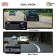 Qubo Car Dash Camera Pro (with GPS) Full HD 1080p Wide Angle View G-Sensor WiFi Emergency Recording Upto 256GB SD Card Supported
