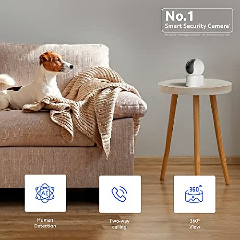 MI Xiaomi Wireless Home Security Camera 2i 2022 Edition | Full HD Picture | 360 View| AI Powered Motion Detection| Talk Back Feature (2 Way Calling)