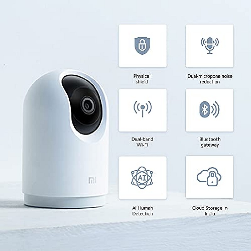 MI Xiaomi Wireless Home Security Camera 2i 2022 Edition | Full HD Picture | 360 View| AI Powered Motion Detection| Talk Back Feature (2 Way Calling)