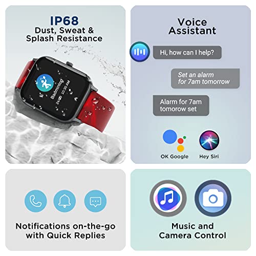 boAt Xtend Pro with Advanced Dedicated Bluetooth Calling Chip, Dial Pad (Raging Red) boAt Xtend Pro with Advanced Dedicated Bluetooth Calling Chip, Dial Pad (Raging Red)