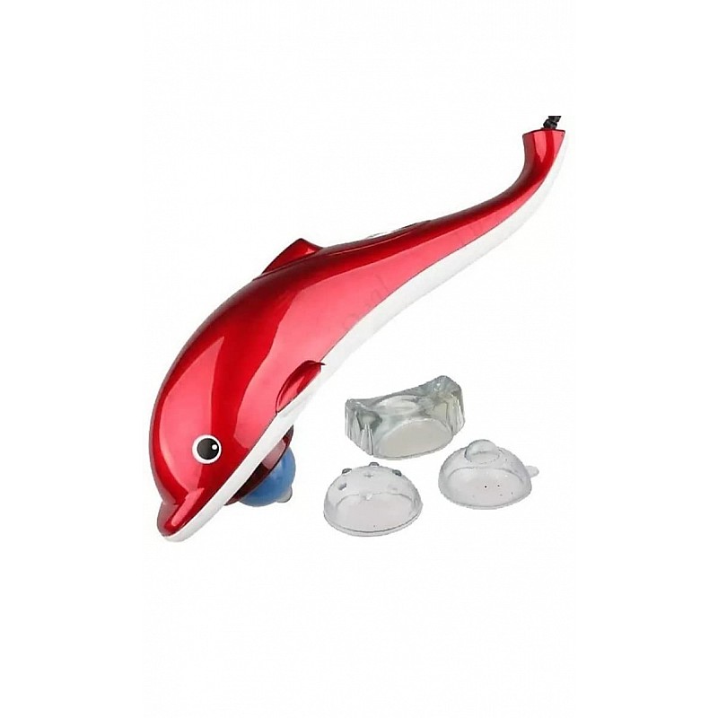 AIRTREE Dolphin Fish Handheld Massager Machine with Vibration, Magnetic, Far Infrared Therapy to Aid in Pain and Stress Relief For Men and Women