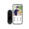 CP PLUS Smart WiFi Wireless Video Doorbell | 2MP Full HD Video, Night Vision|SD Slot up to 128GB | 20 Chime Melodies - CP-L23, Black