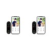 CP PLUS Smart WiFi Wireless Video Doorbell | 2MP Full HD Video, Night Vision|SD Slot up to 128GB | 20 Chime Melodies - CP-L23, Black