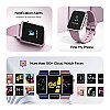 boAt Wave Call Smart Watch  Smart Talk with Advanced Dedicated Bluetooth Mauve