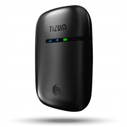 Tizum 4G Fast LTE Wireless Single Band Dongle with All SIM Network Support, Plug And Play Black