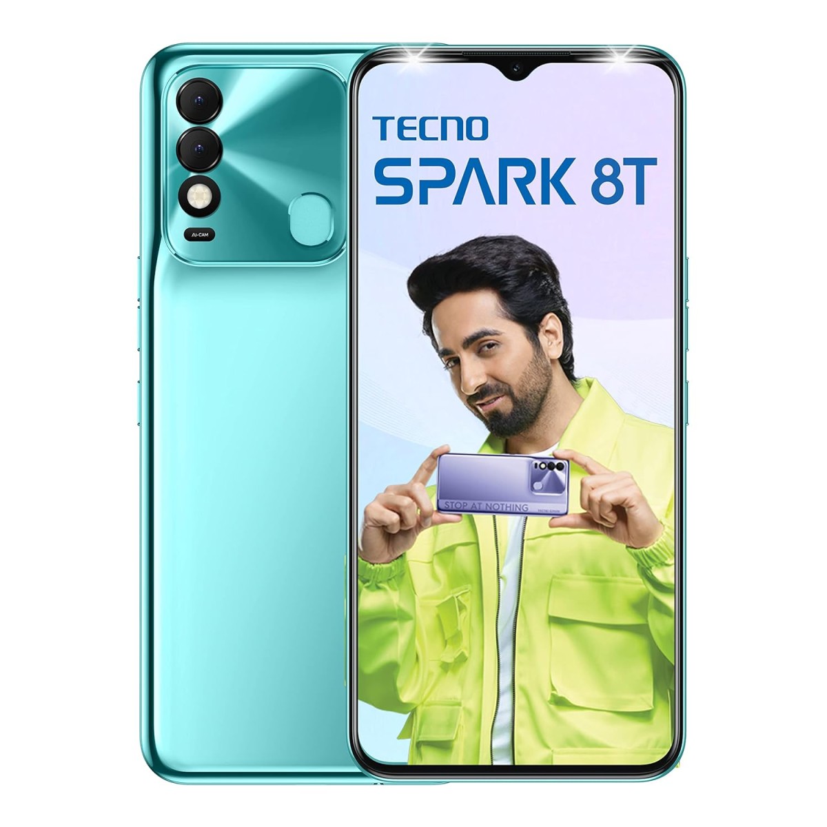 TECNO Spark 8T (Turquoise Cyan, 4GB RAM,64GB Storage) refurbished