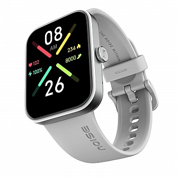 Noise Pulse Go Buzz Smart Watch with Advanced Bluetooth Calling Mist Grey