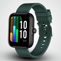 GIONEE STYLFIT GSW10 Pro: 1.7” IPS Display Smart Watch with a Functional Encoder | 5ATM | SpO2, HR (Emerald Green)