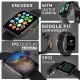 Gionee STYLFIT GSW10 Pro 1.7” IPS Display Smart Watch with a Functional Encoder Erie Black