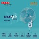 USHA Maxx Air Ultra 400MM Wall Fan (Light Blue)