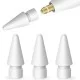 ZORBES® 4 Pack Replacement Tips for Apple Pencil 1st Gen & 2nd Gen, iPad Pro Pencil- White