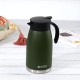 Cello Duro Pot Hot and Cold Flask Vacuum Insulated Teapot  Durable DTP Coating Vacuum Insulated Bottle 1100ml, Green
