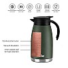 Cello Duro Pot Hot and Cold Flask Vacuum Insulated Teapot  Durable DTP Coating Vacuum Insulated Bottle 1100ml, Green