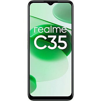 Realme C35 (Glowing Green, 4GB RAM, 128GB Storage) Refurbished