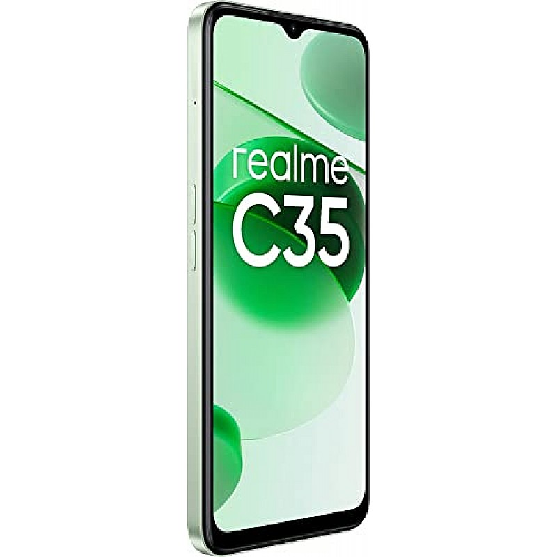 Realme C35 (Glowing Green, 4GB RAM, 128GB Storage) Refurbished