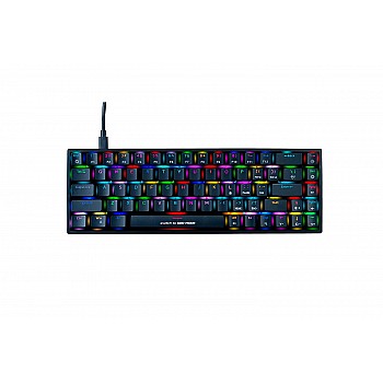 Cosmic Byte CB-GK-31 Artemis 68Key Per Key RGB Wired Mechanical Keyboard with Outemu Red Switches and Software (Black)